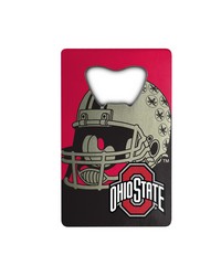 Ohio State Buckeyes Credit Card Bottle Opener by   