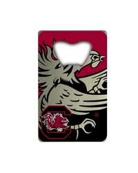 South Carolina Gamecocks Credit Card Bottle Opener by   