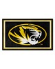 Fan Mats  LLC Missouri Tigers 4x6 Rug Black