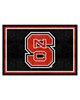 Fan Mats  LLC NC State Wolfpack 5x8 Rug Black