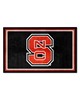 Fan Mats  LLC NC State Wolfpack 4x6 Rug Black