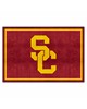 Fan Mats  LLC Southern California Trojans 5x8 Rug Cardinal