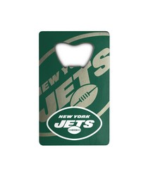 New York Jets Credit Card Bottle Opener by   