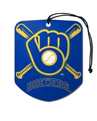 Milwaukee Brewers Air Freshener 2-pk by   