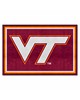 Fan Mats  LLC Virginia Tech Hokies 5x8 Rug Maroon