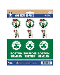 Boston Celtics Mini Decal 12-pk by   