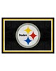 Fan Mats  LLC Pittsburgh Steelers 5x8 Rug Black