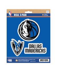 Dallas Mavericks Decal 3-pk by   