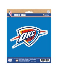 Oklahoma City Thunder Matte Decal by   