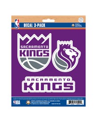 Sacramento Kings Decal 3-pk by   