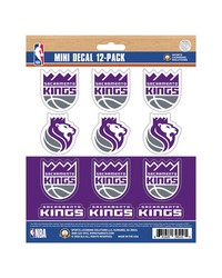 Sacramento Kings Mini Decal 12-pk by   