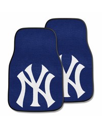 New York Yankees 2-pc Carpet Car Mat Set by   