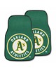 Fan Mats  LLC Oakland Athletics 2-pc Carpet Car Mat Set Green