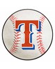 Fan Mats  LLC Texas Rangers Baseball Mat White