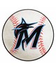 Fan Mats  LLC Miami Marlins Baseball Mat White