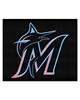 Fan Mats  LLC Miami Marlins Tailgater Mat Black