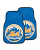 Fan Mats  LLC New York Mets 2-pc Carpet Car Mat Set Blue