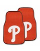 Fan Mats  LLC Philadelphia Phillies 2-pc Carpet Car Mat Set Red