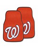 Fan Mats  LLC Washington Nationals 2-pc Carpet Car Mat Set Red