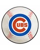 Fan Mats  LLC Chicago Cubs Baseball Mat White