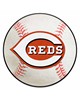 Fan Mats  LLC Cincinnati Reds Baseball Mat White