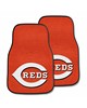 Fan Mats  LLC Cincinnati Reds 2-pc Carpet Car Mat Set Black