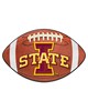 Fan Mats  LLC Iowa State Cyclones Football Mat Brown