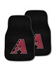 Fan Mats  LLC Arizona Diamondbacks 2-pc Carpet Car Mat Set Black