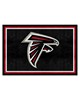 Fan Mats  LLC Atlanta Falcons 5x8 Rug Black