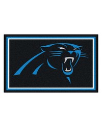 NFL Carolina Panthers Rug 4x6 46x72 by   