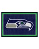 Fan Mats  LLC Seattle Seahawks 5x8 Rug Blue