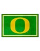 Fan Mats  LLC Oregon Ducks 4x6 Rug Green