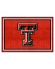 Fan Mats  LLC Texas Tech Red Raiders 5x8 Rug Red