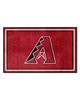 Fan Mats  LLC Arizona Diamondbacks 4x6 Rug Black