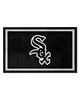 Fan Mats  LLC Chicago White Sox 4x6 Rug Black