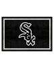 Fan Mats  LLC Chicago White Sox 5x8 Rug Black