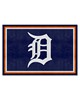 Fan Mats  LLC Detroit Tigers 5x8 Rug Navy