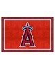 Fan Mats  LLC Los Angeles Angels 5x8 Rug Red