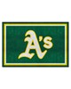 Fan Mats  LLC Oakland Athletics 5x8 Rug Green