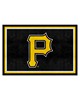 Fan Mats  LLC Pittsburgh Pirates 5x8 Rug Black