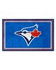 Fan Mats  LLC Toronto Blue Jays 4x6 Rug Blue