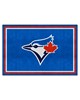 Fan Mats  LLC Toronto Blue Jays 5x8 Rug Blue