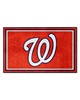 Fan Mats  LLC Washington Nationals 4x6 Rug Red