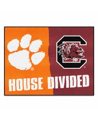 House Divided Clemson / South Carolina House Divided Mat by   