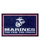 Fan Mats  LLC U.S. Marines n/a 4x6 Rug Navy