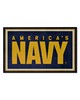 Fan Mats  LLC U.S. Navy n/a 4x6 Rug Navy