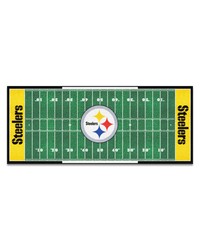 Pittsburgh Steelers Football Field Runner by   