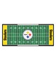 Fan Mats  LLC Pittsburgh Steelers Football Field Runner Green