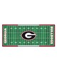 Fan Mats  LLC Georgia Bulldogs Football Field Runner Green