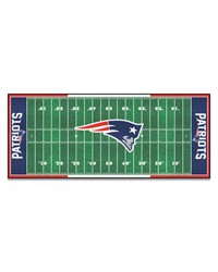 New England Patriots Football Field Runner by   